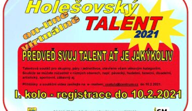 Holešovský talent 2021 - registrace do 28.2.