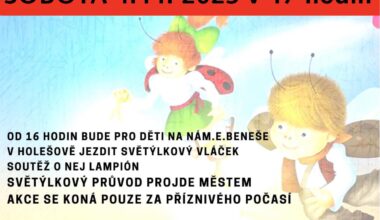 Slavnost broučků přeložena na sobotu!!!!!!