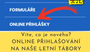 Online přihlašování na tábory