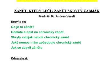 Zánět, který léčí